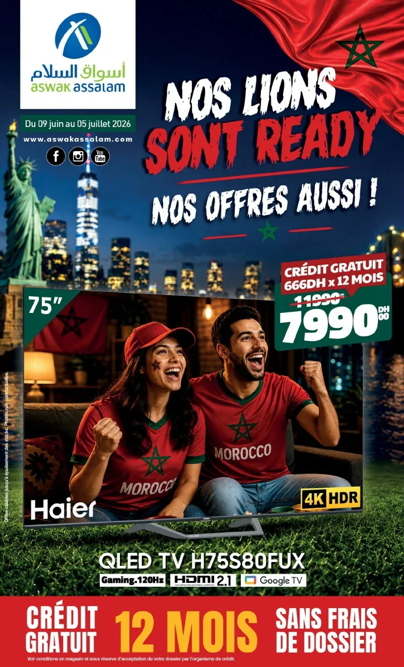 Catalogue Aswak Assalam du 9 juin au 5 juillet 2026 — Page 1