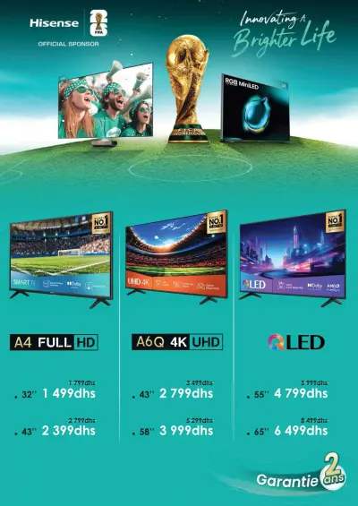 Hisense TV QLED 55"