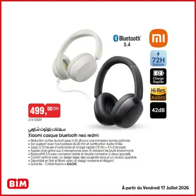 Xiaomi casque bluetooth neo redmi